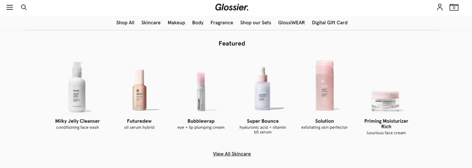 glossier