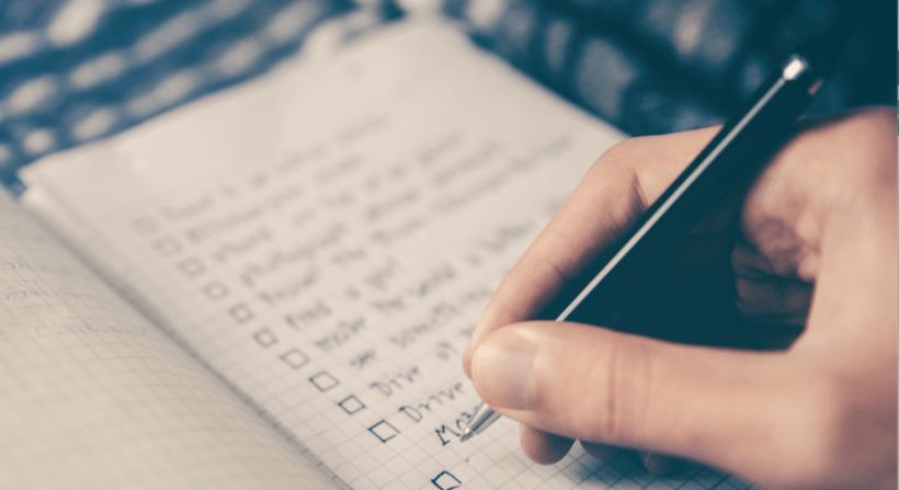 startup checklist